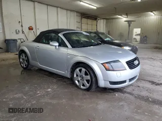 2002 Audi TT with VIN TRUTC28N621027450, listed as a Copart auction lot 42554585 with 111,027 mi miles and Salvage Title. Bid and sale history available at carsss.com. Image 4.