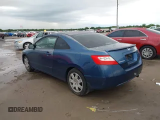 2008 Honda Civic Cpe LX with VIN 2HGFG11638H507966, listed as a IAAI auction lot 42180856 with 168,172 mi miles. Bid and sale history available at carsss.com. Image 3.