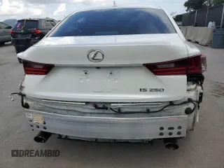 2015 Lexus IS 250 with VIN JTHBF1D24F5063654, listed as a Copart auction lot 60109015 with 110,589 mi miles and Salvage title. Bid and sale history available at DreamBid. Image 6.