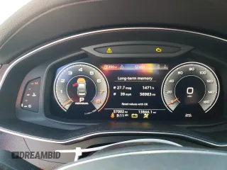 2019 Audi A6 Premium Plus with VIN WAUE8AF25KN121607, listed as a Copart auction lot 48273544 with 57,002 mi miles. Bid and sale history available at carsss.com. Image 9.