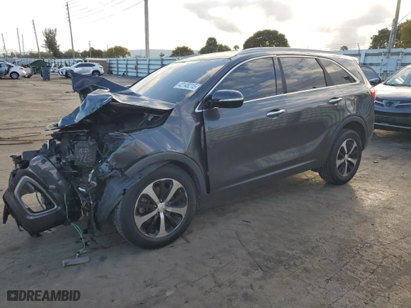 2016 Kia Sorento EX with VIN 5XYPH4A15GG125716, listed as a Copart auction lot 42148215 with 100,798 mi miles and Salvage Title. Bid and sale history available at carsss.com. Image 1.