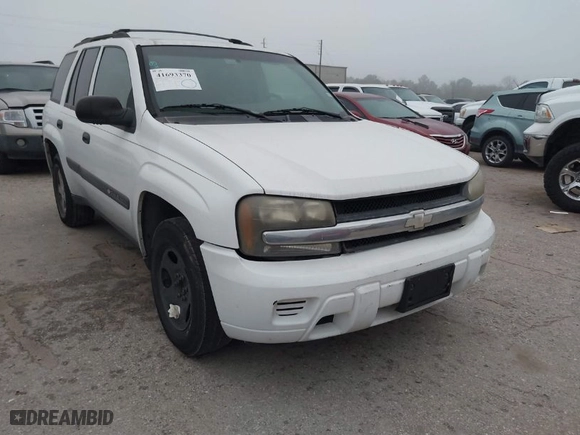 2003 Chevrolet TrailBlazer LS with VIN 1GNDS13S632353003, listed as a IAAI auction lot 41693370 with 255,165 mi miles. Bid and sale history available at carsss.com. Image 1.