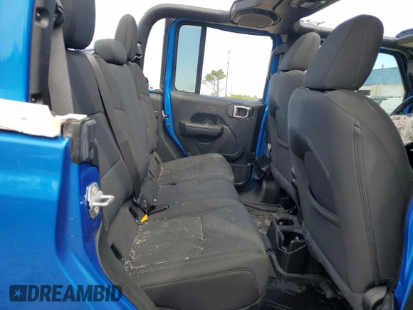 2020 Jeep Gladiator Sport S с VIN 1C6HJTAG5LL153853, выставлен на аукционе Copart как лот 56023925 с пробегом 31 143 миль миль и Списание • Salvage title. История ставок и продаж доступна на DreamBid. Изображение 10.