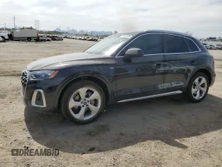 2022 Audi Q5 S line Premium Plus z VIN WA1EAAFY0N2105942, wystawiony jako Copart lot #58439385 z przebiegiem 34 501 mil mil oraz Szkoda całkowita • Salvage title. Historia ofert i sprzedaży dostępna na DreamBid. Obrazek 1.