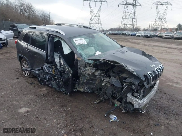 2017 Jeep Cherokee Latitude with VIN 1C4PJLCB9HW603368, listed as a IAAI auction lot 41491253 with 87,095 mi miles. Bid and sale history available at carsss.com. Image 17.