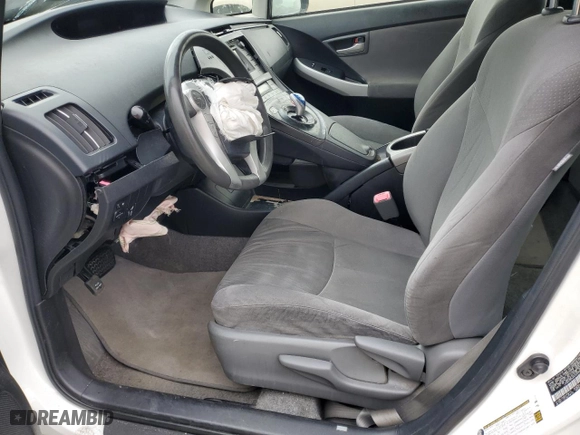 2012 Toyota Prius One with VIN JTDKN3DU4C5428430, listed as a Copart auction lot 47591535 with 165,056 mi miles and Salvage Title. Bid and sale history available at carsss.com. Image 7.