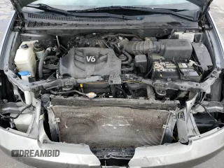 2012 Kia Sedona EX with VIN KNDMH4C76C6445077, listed as a Copart auction lot 49629305 with 184,377 mi miles and Salvage Title. Bid and sale history available at carsss.com. Image 12.
