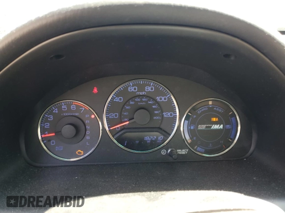 2005 Honda Civic with VIN JHMES96635S011410, listed as a Copart auction lot 48807165 with 182,210 mi miles and Salvage Title. Bid and sale history available at DreamBid. Image 9.