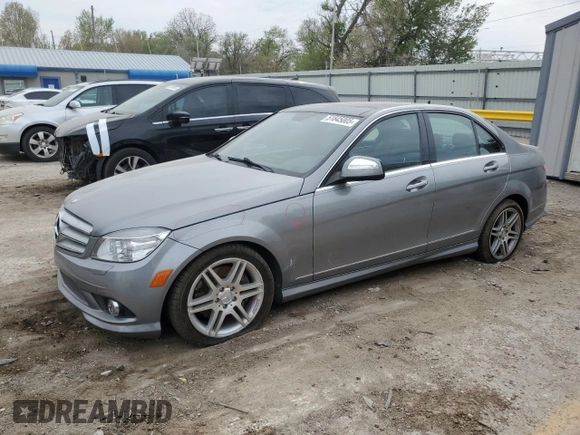 2008 Mercedes-Benz C 350 Sport with VIN WDDGF56X58R025469, listed as a Copart auction lot 51845005 with 49,759 mi miles and Salvage title. Bid and sale history available at DreamBid. Image 1.