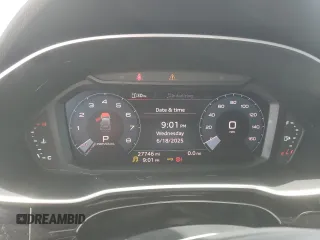 2021 Audi Q3 Premium with VIN WA1AUCF34M1155432, listed as a Copart auction lot 61790315 with 27,746 mi miles and Non repairable. Bid and sale history available at DreamBid. Image 9.
