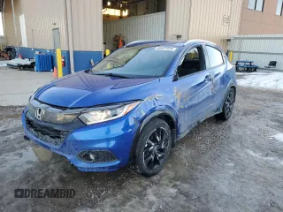 2022 Honda HR-V Sport with VIN 3CZRU6H15NM775064, listed as a Copart auction lot 88427535 with 37,959 mi miles and Salvage Title. Bid and sale history available at carsss.com. Image 1.