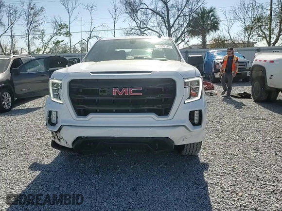 2021 GMC Sierra 1500 Elevation with VIN 3GTU9CED2MG481021, listed as a Copart auction lot 43946165 with 39,820 mi miles and Salvage Title. Bid and sale history available at DreamBid. Image 11.