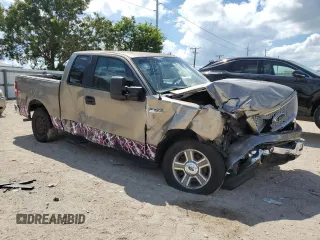 2005 Ford F-150 STX with VIN 1FTRX12W65FB55666, listed as a Copart auction lot 49059735 with 123,237 mi miles and Non Repairable. Bid and sale history available at carsss.com. Image 4.
