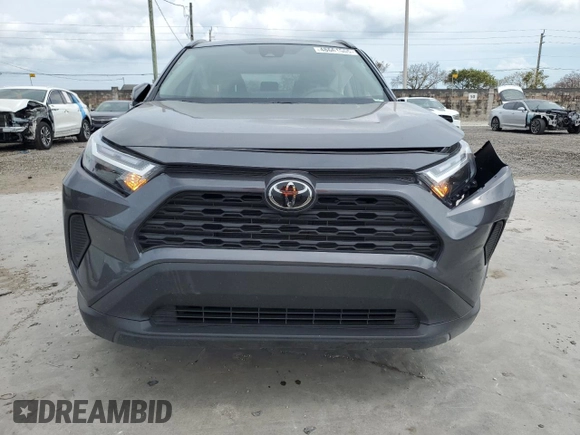 2025 Toyota RAV4 XLE with VIN 2T3W1RFV8SC308225, listed as a Copart auction lot 48661655 with 8,008 mi miles and Salvage Title. Bid and sale history available at carsss.com. Image 5.