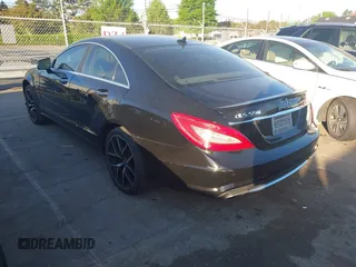 2012 Mercedes-Benz CLS-Class CLS 550 with VIN WDDLJ7DB9CA018502, listed as a IAAI auction lot 42051316 with 218,404 mi miles. Bid and sale history available at carsss.com. Image 3.