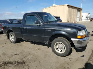 1999 Ford Ranger XL with VIN 1FTYR10V9XUB87056, listed as a Copart auction lot 43989795 with 193,980 mi miles and Salvage Title. Bid and sale history available at carsss.com. Image 4.