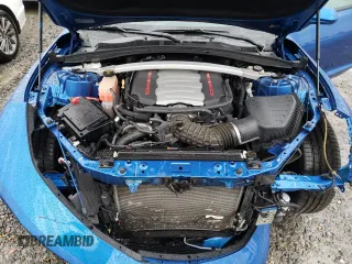 2017 Chevrolet Camaro 2SS with VIN 1G1FH3D76H0130722, listed as a Copart auction lot 87033954 with 35,600 mi miles and Salvage title. Bid and sale history available at DreamBid. Image 11.