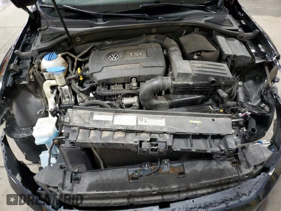 2017 Volkswagen Passat SE with VIN 1VWGT7A30HC066417, listed as a Copart auction lot 53433215 with 85,611 mi miles and Salvage title. Bid and sale history available at DreamBid. Image 12.