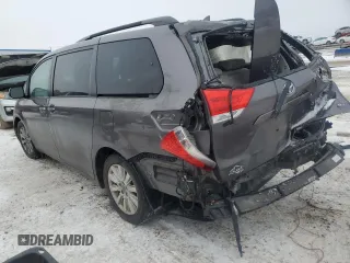 2014 Toyota Sienna Ltd with VIN 5TDDK3DC9ES078041, listed as a Copart auction lot 45488115 with 134,480 mi miles and Salvage Title. Bid and sale history available at carsss.com. Image 2.