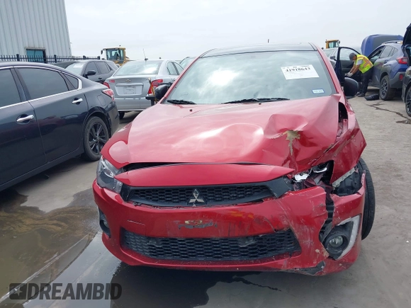 2017 Mitsubishi Lancer ES with VIN JA32U2FU6HU011946, listed as a IAAI auction lot 41918643 with 63,544 mi miles. Bid and sale history available at carsss.com. Image 12.