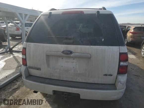 2010 Ford Explorer XLT with VIN 1FMEU7DE3AUA43357, listed as a Copart auction lot 46549195 with 171,887 mi miles and Salvage Title. Bid and sale history available at carsss.com. Image 6.