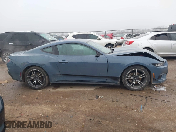 2024 Ford Mustang EcoBoost with VIN 1FA6P8TH2R5105358, listed as a IAAI auction lot 41503847 with 63,099 mi miles. Bid and sale history available at carsss.com. Image 13.