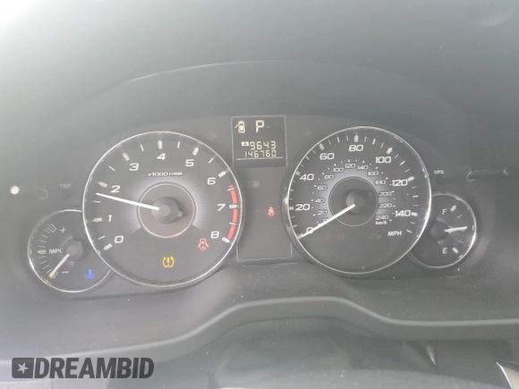 2010 Subaru Legacy Premium All-Weather Anniversary with VIN 4S3BMBG67A3231657, listed as a Copart auction lot 61060025 with Not provided miles and Salvage title. Bid and sale history available at DreamBid. Image 9.