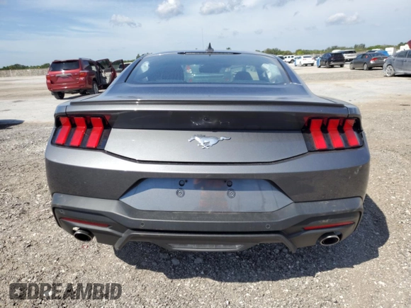 2024 Ford Mustang EcoBoost with VIN 1FA6P8TH4R5114417, listed as a Copart auction lot 48312375 with 0 mi miles and Non Repairable. Bid and sale history available at carsss.com. Image 6.