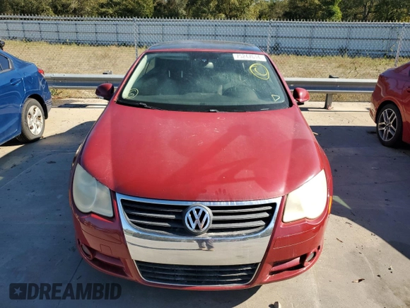 2007 Volkswagen Eos 2.0T with VIN WVWDA71F87V043699, listed as a Copart auction lot 75247614 with 103,666 mi miles and Salvage Title. Bid and sale history available at DreamBid. Image 5.