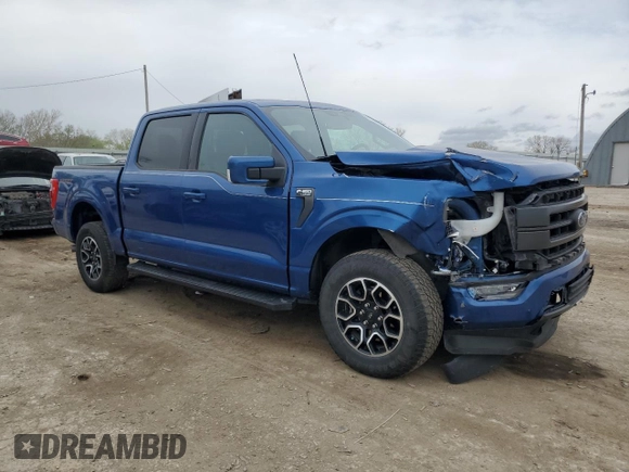 2023 Ford F-150 XL with VIN 1FTFW1E5XPKD84631, listed as a Copart auction lot 51796905 with 54,156 mi miles and Salvage Title. Bid and sale history available at carsss.com. Image 4.
