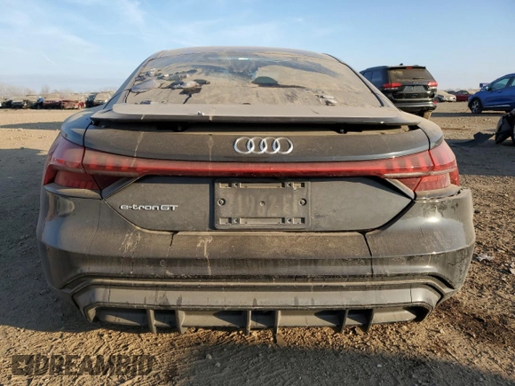 2023 Audi e-tron GT Premium Plus z VIN WAUFJBFW1P7003924, wystawiony jako Copart lot #87554385 z przebiegiem Nie podano mil oraz Szkody całkowita. Historia ofert i sprzedaży dostępna na DreamBid. Obrazek 6.