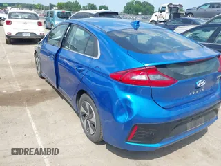 2017 Hyundai Ioniq SEL with VIN KMHC75LC0HU047671, listed as a IAAI auction lot 42404401 with 88,696 mi miles and . Bid and sale history available at DreamBid. Image 3.