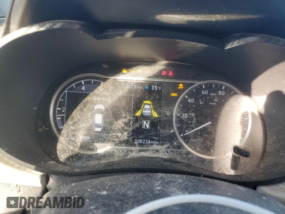 2021 Nissan Versa SV with VIN 3N1CN8EV6ML843925, listed as a Copart auction lot 42433545 with 108,224 mi miles and Salvage Title. Bid and sale history available at DreamBid. Image 9.