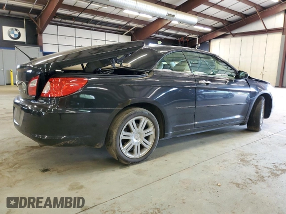 2008 Chrysler Sebring Limited with VIN 1C3LC65M08N637850, listed as a Copart auction lot 61598015 with 74,283 mi miles and Salvage title. Bid and sale history available at DreamBid. Image 3.