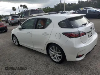 2017 Lexus CT with VIN JTHKD5BH1H2281107, listed as a Copart auction lot 74105824 with 0 mi miles and Salvage Title. Bid and sale history available at carsss.com. Image 2.