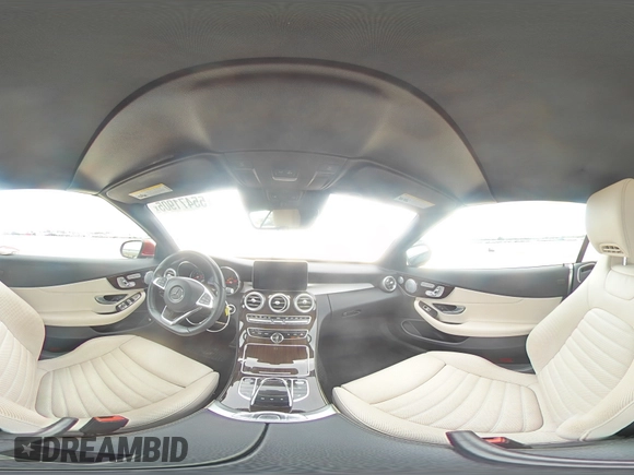 2018 Mercedes-Benz C 300 with VIN WDDWK4JB7JF714207, listed as a Copart auction lot 55471905 with 34,716 mi miles and Salvage title. Bid and sale history available at DreamBid. Image 14.