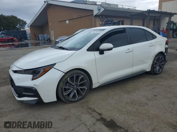 2020 Toyota Corolla XSE with VIN 5YFT4RCE5LP036709, listed as a Copart auction lot 43802805 with 125,654 mi miles and Clean Title. Bid and sale history available at carsss.com. Image 1.