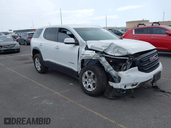 2019 GMC Acadia SLE with VIN 1GKKNKLA2KZ180403, listed as a IAAI auction lot 41723072 with 85,933 mi miles. Bid and sale history available at carsss.com. Image 1.