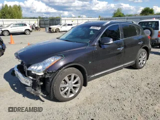 2017 Infiniti QX50 z VIN JN1BJ0RR3HM401508, wystawiony jako Copart lot #56682535 z przebiegiem 77 472 mil mil oraz Szkoda całkowita • Salvage title. Historia ofert i sprzedaży dostępna na DreamBid. Obrazek 1.