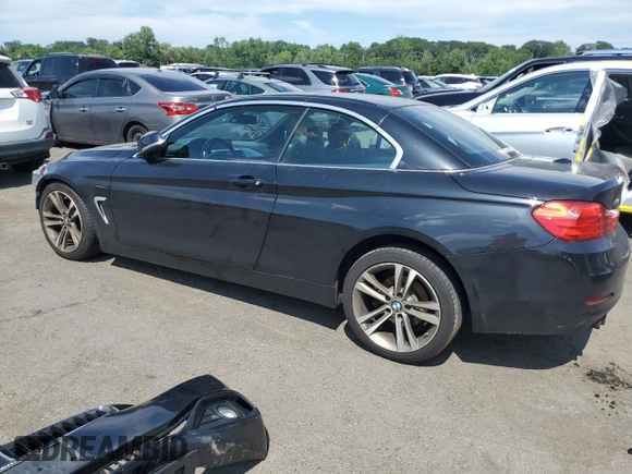 2015 BMW 4 Series 428i xDrive z VIN WBA3T1C57FP820896, wystawiony jako Copart lot #62681495 z przebiegiem 147 357 mil mil oraz Szkoda całkowita • Salvage title. Historia ofert i sprzedaży dostępna na DreamBid. Obrazek 2.