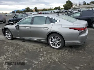 2018 Lexus LS with VIN JTHB5LFF7J5000524, listed as a Copart auction lot 76068154 with 64,029 mi miles and Salvage Title. Bid and sale history available at carsss.com. Image 2.