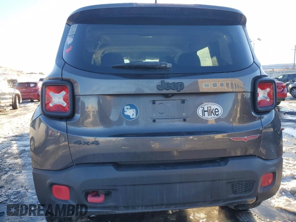2016 Jeep Renegade Trailhawk with VIN ZACCJBCT8GPD48936, listed as a Copart auction lot 41873145 with 196,632 mi miles and Non Repairable. Bid and sale history available at carsss.com. Image 6.