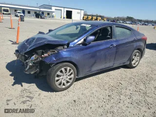 2012 Hyundai Elantra GLS with VIN 5NPDH4AEXCH096867, listed as a Copart auction lot 47478425 with 204,591 mi miles and Salvage Title. Bid and sale history available at carsss.com. Image 1.