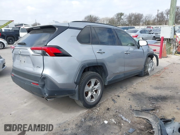2019 Toyota RAV4 XLE with VIN JTMW1RFV4KD022612, listed as a IAAI auction lot 41717134 with 52,190 mi miles. Bid and sale history available at carsss.com. Image 4.