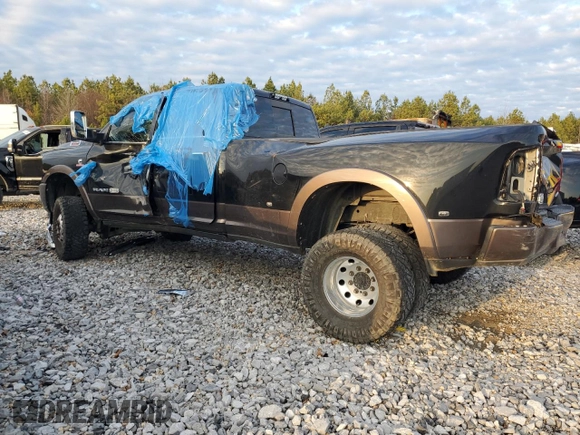 2021 Ram 3500 Longhorn with VIN 3C63RRKL0MG703041, listed as a Copart auction lot 61669834 with 47,807 mi miles and Salvage Title. Bid and sale history available at carsss.com. Image 2.