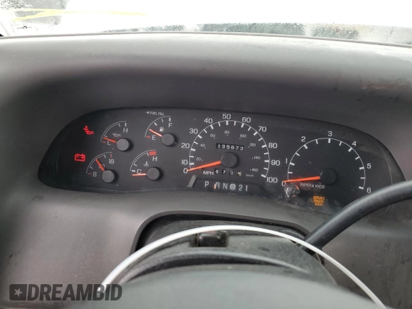 1999 Ford F-250 XL with VIN 1FTNX21S6XEC94109, listed as a Copart auction lot 47988005 with 135,673 mi miles and Salvage title. Bid and sale history available at DreamBid. Image 9.