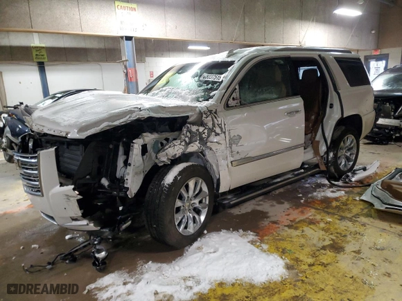 2017 Cadillac Escalade Platinum with VIN 1GYS4DKJ7HR387478, listed as a Copart auction lot 88037515 with 0 mi miles and Salvage Title. Bid and sale history available at carsss.com. Image 1.