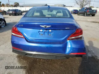 2019 Genesis G70 2.0T Advanced with VIN KMTG64LA5KU036272, listed as a Copart auction lot 77850624 with 0 mi miles and Salvage Title. Bid and sale history available at carsss.com. Image 6.