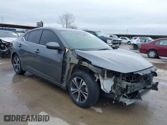 2021 Nissan Sentra SV z VIN 3N1AB8CVXMY310112, wystawiony jako IAAI lot #41549573 z przebiegiem 61 720 mil mil oraz . Historia ofert i sprzedaży dostępna na DreamBid. Obrazek 1.