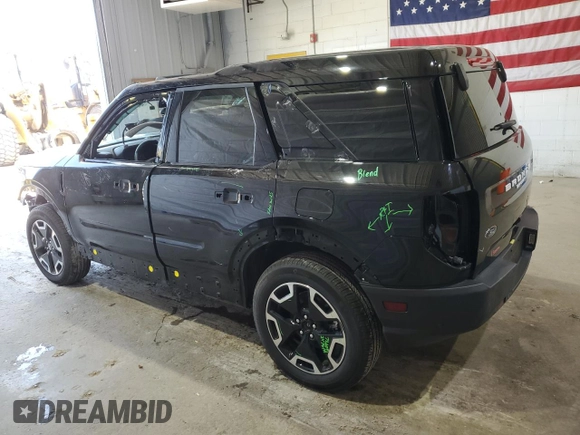 2024 Ford Bronco Sport Outer Banks with VIN 3FMCR9C64RRE30484, listed as a Copart auction lot 56009475 with 3,035 mi miles and Salvage title. Bid and sale history available at DreamBid. Image 2.